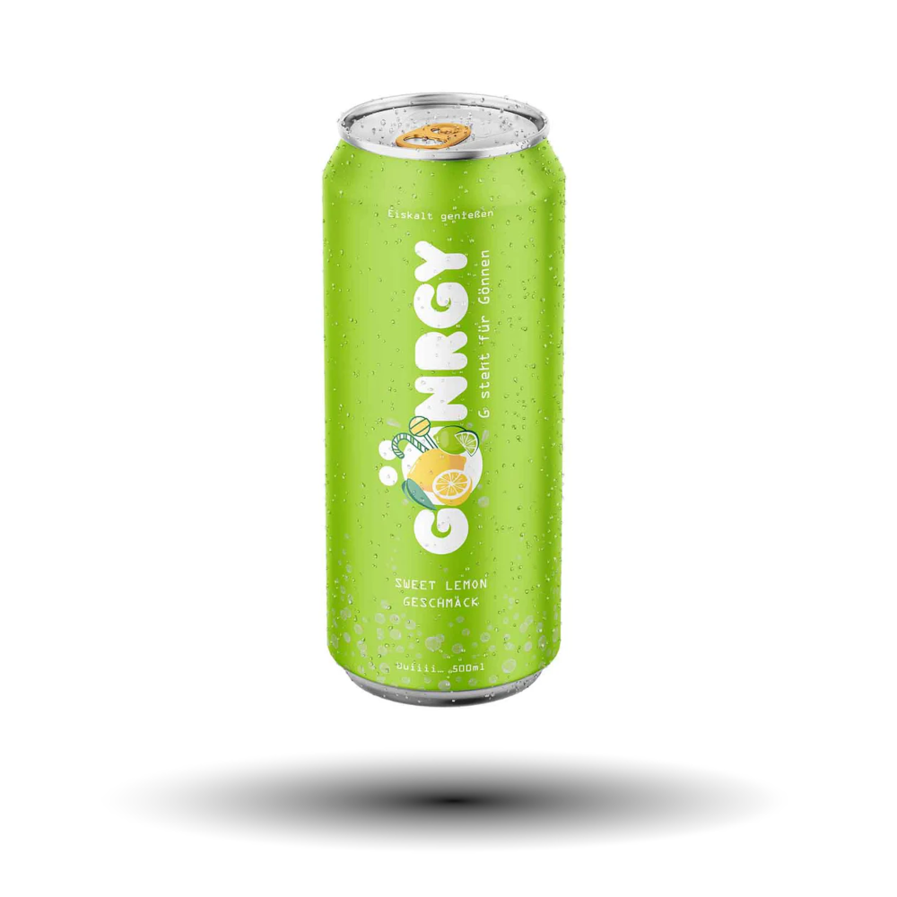 Gönrgy Sweet Lemon Geschmack zuckerfreier Energy Drink 500ml (Inkl. 0,25€ Pfand)