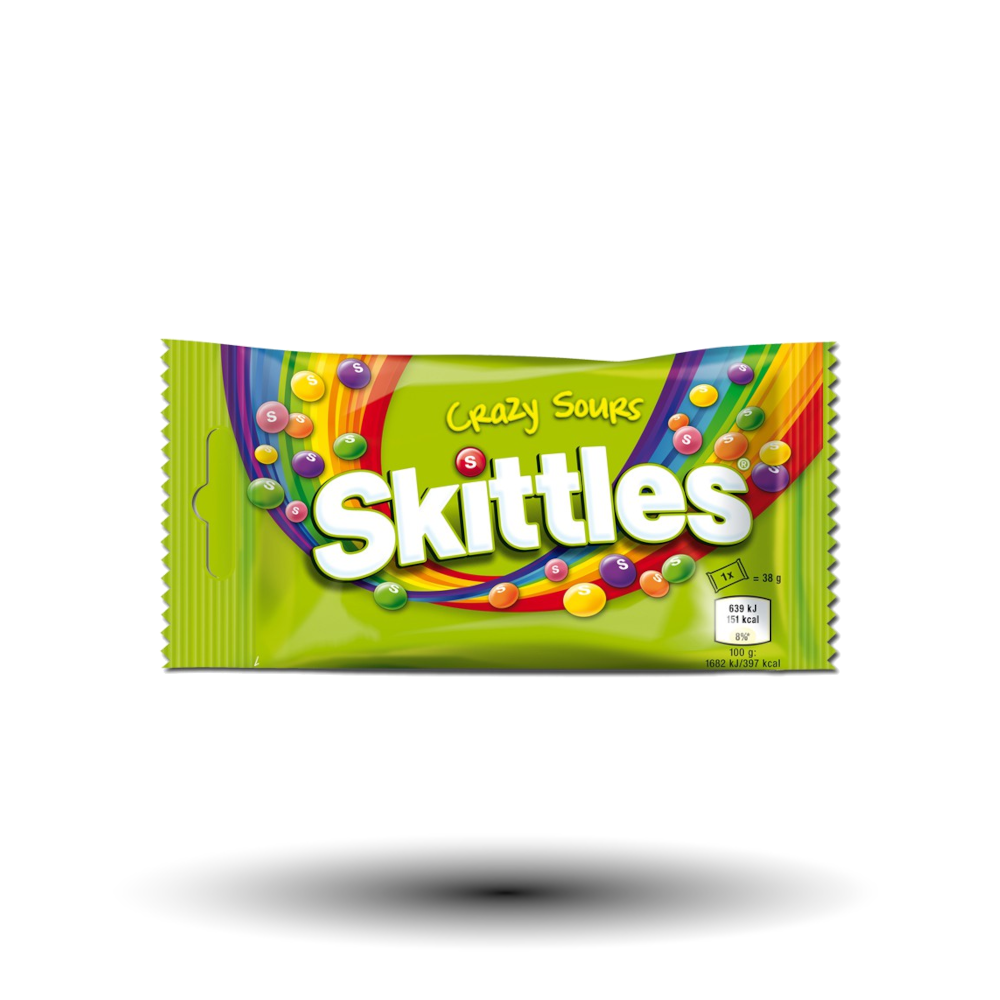 Skittles Crazy Sours Kaubonbon 38 g