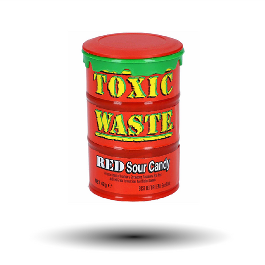 Toxic Waste Red Sour Candy 42g